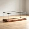 31 30 28 26 in Large Transparent Acrylic Display Case, UV Protected Stackable Figure Display Box, Reinforced Showcase Cube Box with Metal Frames(40x30x30cm/16x12x12in) view 1
