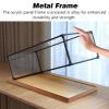 31 30 28 26 in Large Transparent Acrylic Display Case, UV Protected Stackable Figure Display Box, Reinforced Showcase Cube Box with Metal Frames(40x30x30cm/16x12x12in) view 2