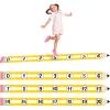 66 Pcs 0-20 Pencil Number Line for Classroom Floor 7" Back to School Supply view 1