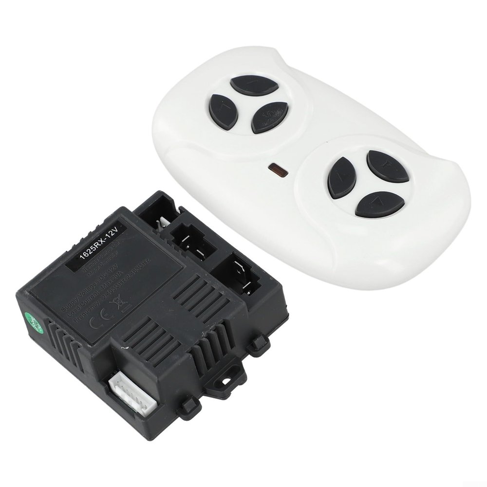 JR1625RX 12V Receiver and Remote Control Children Car, 2.4G Replacement Parts with Slow Start Function Riding Toy Vehicle(full set)