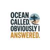 Bodyboarding Humor Sticker Ocean Called Decal for Prone Riders, Wave Chasers view 1