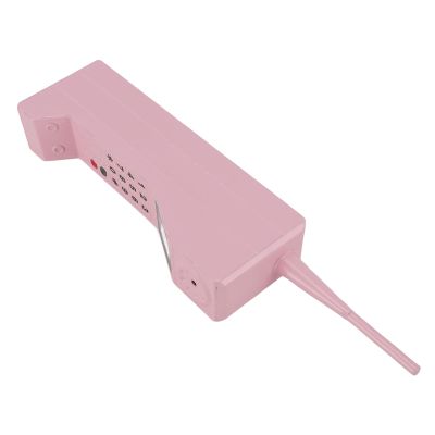 Haofy Iron Retro Mobile Phone Model, Vintage Design for 80s 90s Themed Parties, Lightweight Prop for Photography (Pink)