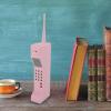 Haofy Iron Retro Mobile Phone Model, Vintage Design for 80s 90s Themed Parties, Lightweight Prop for Photography (Pink) view 2