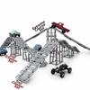 Super Sized RC Bridge Obstacles for 1/30 1/24 1/18 1/12 RC Crawler Trucks, Indoor Rock Crawling Course with Stackable Towers & Ramps (RC Cars Not Included) view 4