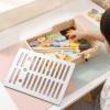 Wsymxuo Wooden Barbecue Playset Realistic Design Toy Barbecue Grill Educational Wooden Grill Toy for Home view 3