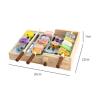 Wsymxuo Wooden Barbecue Playset Realistic Design Toy Barbecue Grill Educational Wooden Grill Toy for Home view 4