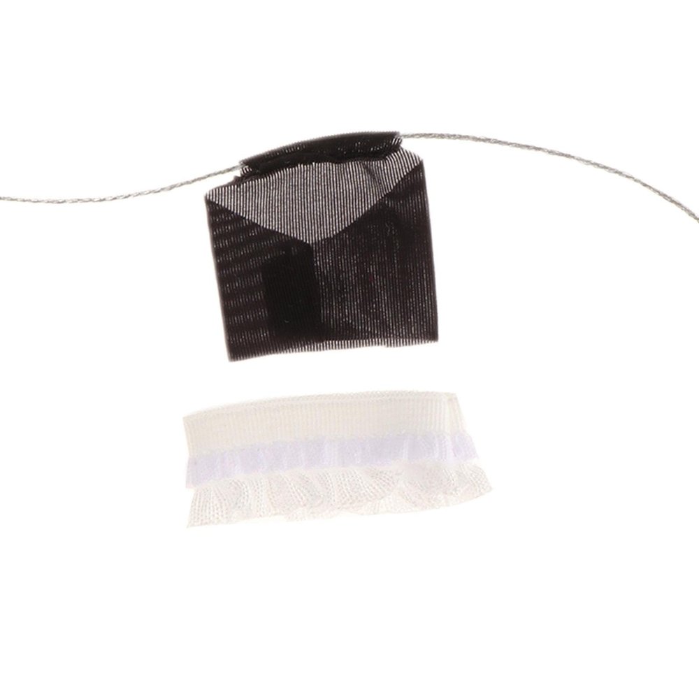 TTETTZ 2 Pieces Miniature Doll Dress Female Figure Doll Clothes 1/12 Accessories Miniature Tank Top Skirt Cloth Sturdy Comfortable Suitable for Gift Giving, Black and White