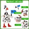 YGEINIT 2026 World Cup Soccer Desk Goose Outfits, 7 Inch Desk Goose Outfits Felt Costume with Pennant, World Cup Decoration for Desktop Goose Statues, Gifts for Soccer Lovers (Blue) view 3