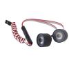 RC Car Angel Eye Headlights, Wireless Front Head Lamp Group for ZD Racing DBX - 07 1/7 RC Vehicle, Dual LED Beads with Multi - Color Flash Function, 6V - 14V Operating view 1