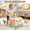 Weilim Wooden Baby Walker - 16-in-1 Montessori Push Walker Toys, 12 Months+ view 4