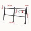 Auto-Close Manual Swing Safety Gate Self-Closing Pedestrian Guardrail for Warehouse & Supermarket Entry Swing Gate view 2