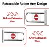 Auto-Close Manual Swing Safety Gate Self-Closing Pedestrian Guardrail for Warehouse & Supermarket Entry Swing Gate view 3