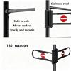 Auto-Close Manual Swing Safety Gate Self-Closing Pedestrian Guardrail for Warehouse & Supermarket Entry Swing Gate view 4