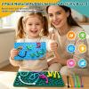 Sensory Activity Board, Silicone Sensory Fidget Toy for Calming, Stress view 2