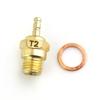 Platinum Spark Plug T2 70117 Flat Replacement Compatible With 1/8 1/10 Scale RC Fuel Trucks and Off-Road Vehicles (OS #7/8) view 4