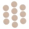 DIY Blank Wooden Clock Dial for Beginners 10pcs Round Board view 1