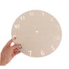 DIY Blank Wooden Clock Dial for Beginners 10pcs Round Board view 4