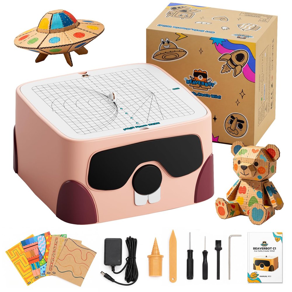 BEAVERBOT Kids Safe Cardboard Cutter for STEM Projects