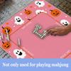 SAFDSGFDB Pink Halloween Pumpkin Ghost Mahjong Mat 31.5 x 31.5 Inch view 2