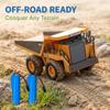 1pc 1: 24 Alloy Bulldozer (9 Channels), Capable of Forward, Backward, Left Turn, Right Turn, and Sound, Suitable As A Christmas and Birthday Gift (555-34) view 3