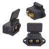 Heavy duty QS8S connectors with spark proof functionality, rated for high current use in various electrical systems (Male) view 3