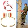 Tree Climbing Spikes, Adjustable Utility Pole Climbing Shoes, High Strength Non-Slip Gear for Jungle Work and Electrician Applications view 1