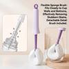 Baby Bottle Brushes Push Pull Squeeze Silicone Bottle Brush Scrubber for Baby Bottles Water Bottles view 4