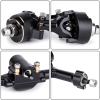 Hobby Fans RC Front and Rear Axles CNC Machined Axle Upgrade Parts for 1/30 Axial SCX30 RC Crawler Accessories (Black) view 3