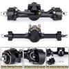 Hobby Fans RC Front and Rear Axles CNC Machined Axle Upgrade Parts for 1/30 Axial SCX30 RC Crawler Accessories (Black) view 4