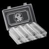 Coin Capsule Storage Box with Adjustable Foam Washers, 60-Piece Professional Coin Holder Case for 19mm to 41mm Collectible, Secure Double-Layer Protection Organizer for Collection Display view 2