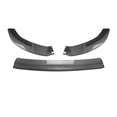 Compatible For VW And Golf 7 MK7 Compatible For Rline 2012-2018 Front Bumper Lip Spoiler Lower Guard Plate Splitter Board Blade(Carbon Look)