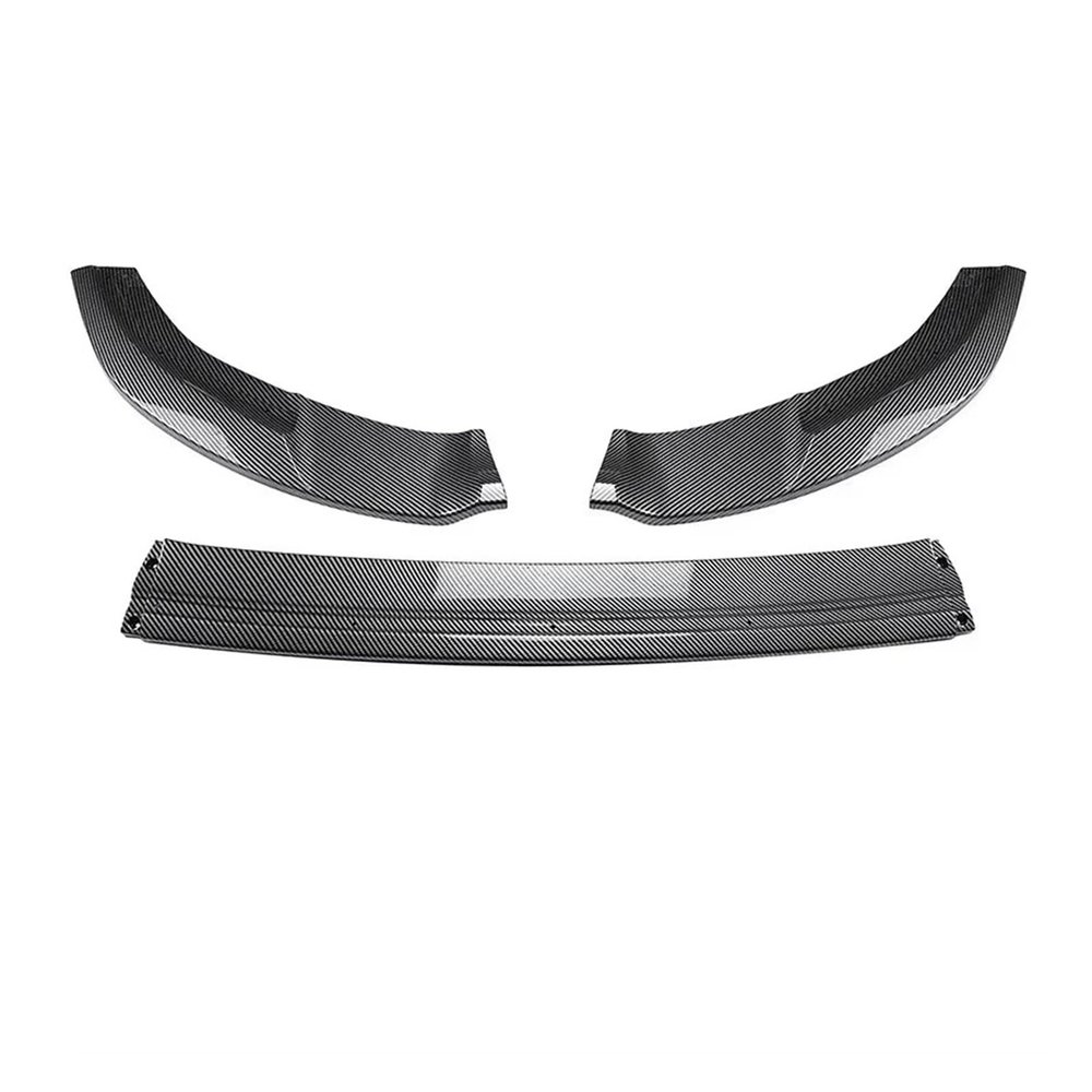 Compatible For VW And Golf 7 MK7 Compatible For Rline 2012-2018 Front Bumper Lip Spoiler Lower Guard Plate Splitter Board Blade(Carbon Look)