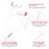 2-Pack Teens Wired Earbuds with Glitter Pink Case, School Headphones view 3