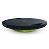 TKO Portable Wobble Balance Board for Core Stability and Standing Desk Use | Non-Slip Plastic Trainer with Handles | Ideal for Strength Training, Recovery, and Home Fitness - Black Yellow view 1