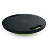 TKO Portable Wobble Balance Board for Core Stability and Standing Desk Use | Non-Slip Plastic Trainer with Handles | Ideal for Strength Training, Recovery, and Home Fitness - Black Yellow view 2