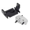 RC Car Models Parts for Axial for SCX10 D90 D110 TF2 1/10 Metal Gearbox Transfer Case with 72MM Mount RC Crawler Upgrade Parts Decorative Spare(Silver) view 1