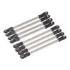 RC Replacement Parts for SCX10 D90 TF2 1/10 Stainless Steel Chassis Tie Rod 275mm Wheelbase Links Set with M4 Ends RC Crawler 275WB DIY Part view 1