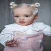 iCradle 26 Inch Big Size Realistic Reborn Toddler Baby Doll Girl Soft Vinyl Cloth Body with Rooted Hair Real Look Baby Toddler Doll Lifelike Newborn Baby Doll Toy Gift for Age 3+ view 1