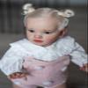 iCradle 26 Inch Big Size Realistic Reborn Toddler Baby Doll Girl Soft Vinyl Cloth Body with Rooted Hair Real Look Baby Toddler Doll Lifelike Newborn Baby Doll Toy Gift for Age 3+ view 2