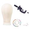 Nishiyuenyi Canvas Mannequin Head for Making//Styling, Beige, 25inch view 1
