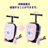RANGS Japan Long Sport, Pink, Foldable, 2 Levels of Adjustment, 3 Years and Up, Load Capacity 110.2 lbs (50 kg) view 4