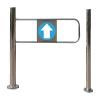 UMJIGF Automatic Closing Swing Gate - Stainless Steel Safety Gate for Supermarkets, Libraries, Warehouses - One-Way Design,Right-5097 cm view 1