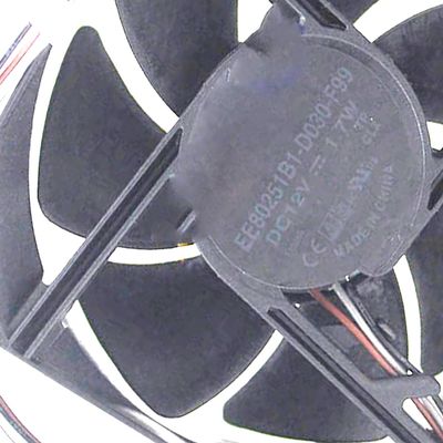 FRUPART for EE80251B1-D030-F99 80 * 80 * 25mm DC12V 1.7W Fan