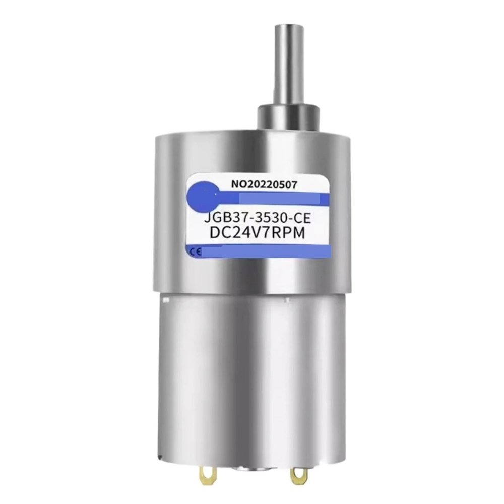 35KG JGB37-3530 12/24v DC Gear Motor 37mm All Metal Gear Box 7RPM-1600 Gearmotor High Torque Eccentric Shaft Geared Motor(600rpm-24v)
