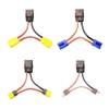 1PCS RC Adapter Cable QS8-S Anti-Spark Female to XT90H/XT60H/T Plug/EC5 Male Connector 10AWG 12AWG 100mm Series Wire(QS8 F to EC5 M) view 2