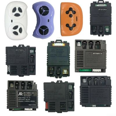 For HY Control Box with 2.4G Remote Receiver for Electric Toy Car JR-RX-12V 6V 24V JR1705RX JR1758RX Smooth Start Children Vehicle Compatible with Multiple Models (RC 1)
