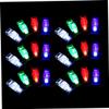 Vistnale LED Finger Lights for Kids|LED Finger Lights Colorful Plastic Thumb Ring Band Flashlight Toy for Kids Adults 24pcs view 3