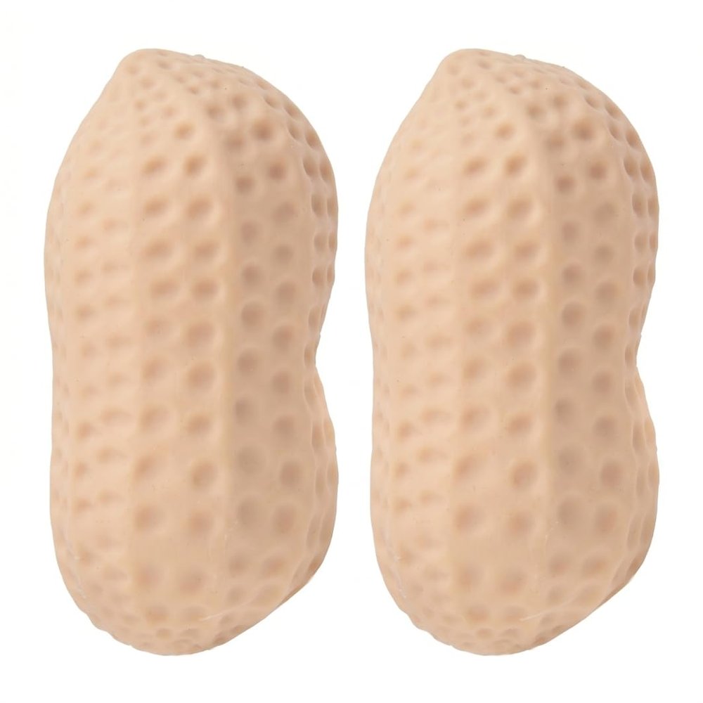 Tsawntd Squeeze Toys, Squish Toys, 2pcs Peanut Squish, Soft Silicone Food Fidgets, Stress Relief Squeeze for Daily Relaxation