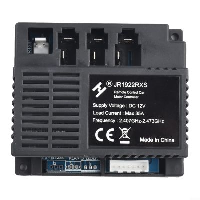For HY Control Box with 2.4G Remote Receiver for Electric Toy Car JR-RX-12V 6V 24V JR1705RX JR1758RX Smooth Start Children Vehicle Compatible with Multiple Models (JR1922RXS Receiver)