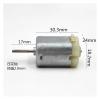 1pcs FP-280CN-11415 24mm Mini Flat DC Electric Motor 6-14.4V 6100RPM Carbon Brush Knurled Shaft view 2